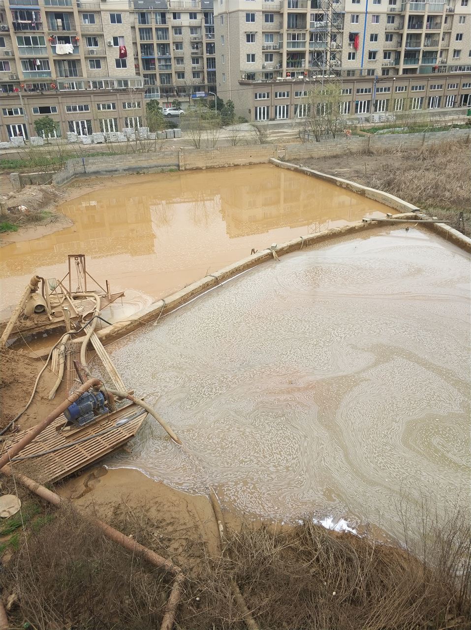 板桥镇沉淀池淤泥清理-厂区废水池淤泥清淤
